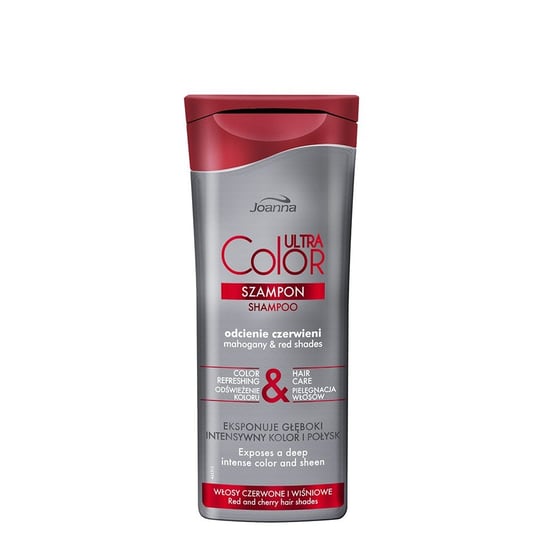 Joanna, Ultra Color System, szampon do włosów rudych, czerwonych i kasztanowych, 200 ml Joanna
