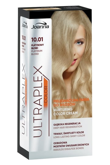 Joanna, Ultraplex Color, farba pielęgnacyjna do włosów 10.01 Platynowy Blond Joanna