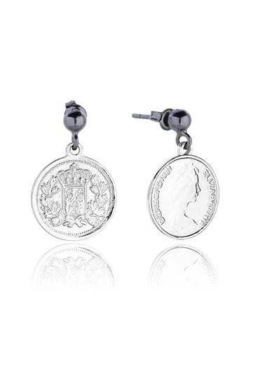 Joccos Design, Kolczyki damskie, Royal Coin in Silver Joccos Design