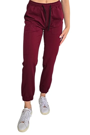 Joggery medyczne bordowe casual premium roz. XL M&C