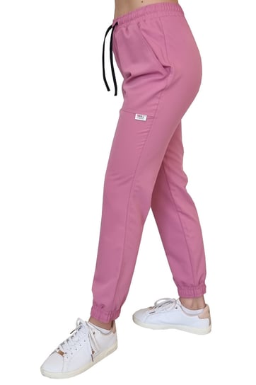 Joggery medyczne brudny róż casual premium roz. XL M&C