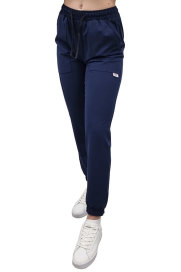 Joggery medyczne ciemny granat casual premium roz. XXL M&C