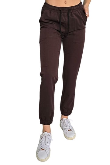 Joggery medyczne czekoladowe casual premium roz. XL M&C