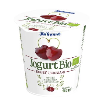Jogurt Bio 140G Wiśnia HH POLAND