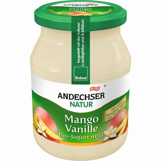 Jogurt mango-wanilia 3,7% tł. BIO 500 g Inny producent