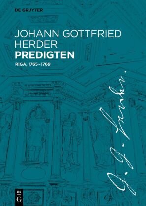 Johann Gottfried Herder Predigten De Gruyter