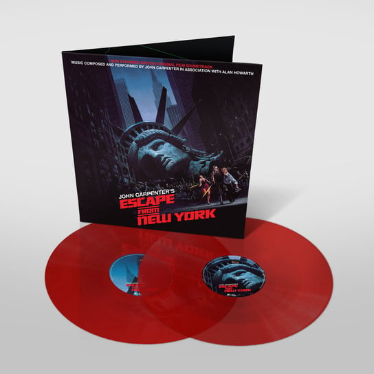 JOHN CARPENTER ALAN HOWARTH Escape from New York (RED 2xLP) Carpenter John