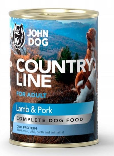 John Dog Country Line Adult Lamb&Pork 400G John Dog