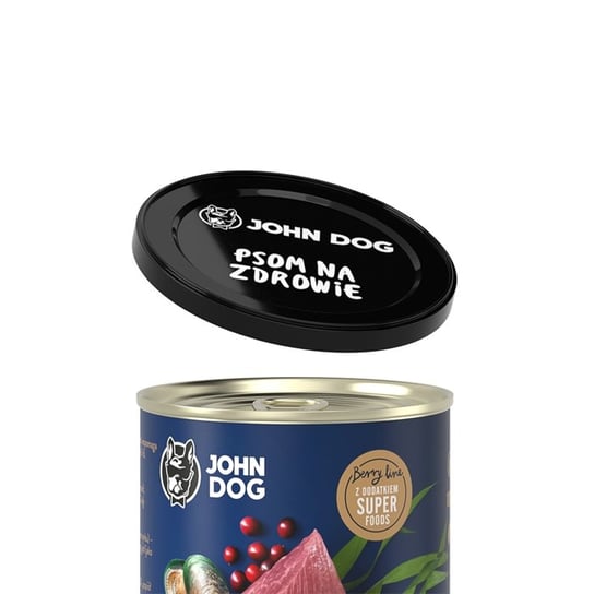 John Dog Pokrywka na puszkę mała 76mm JOHN DOG
