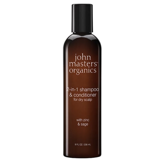 John Masters Organics Zinc and Sage, Szampon z odżywką do włosów przetłuszczających się i z łupieżem 236ml John Masters Organics