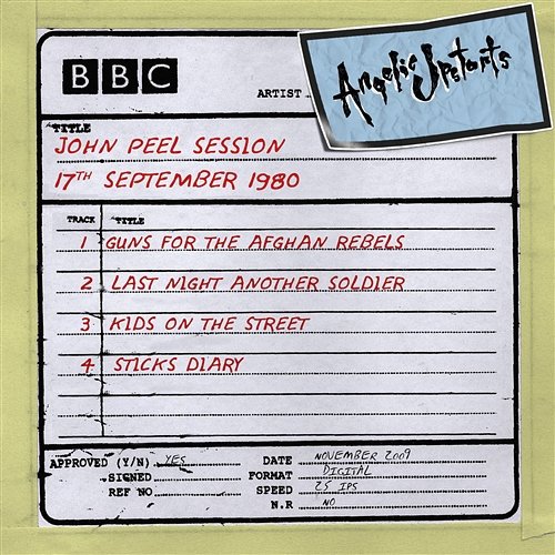 John Peel session 17th September 1980 Angelic Upstarts