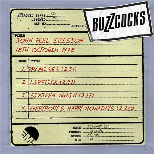 John Peel Session [18th October 1978] Buzzcocks