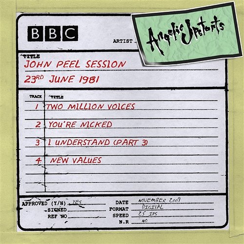 John Peel session 23rd June 1981 Angelic Upstarts