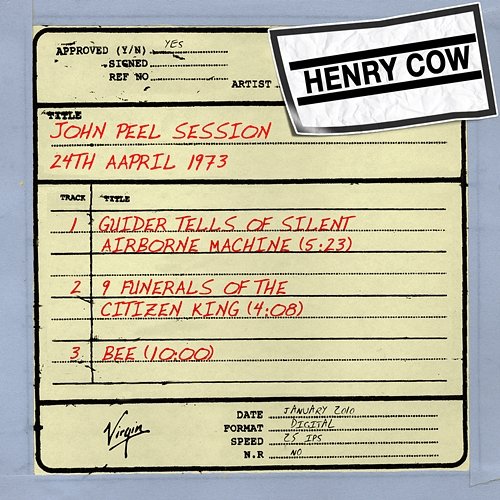 John Peel Session (24th April 1973) Henry Cow