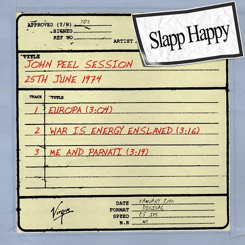 John Peel Session (25th June 1974) Slapp Happy