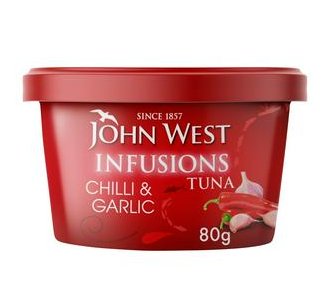 John West Infusions Tuna Chilli & Garlic 80g Inna marka