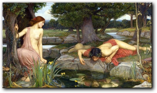 John William Waterhouse, Echo i Narcyz - PR04712 PRINTORAMA