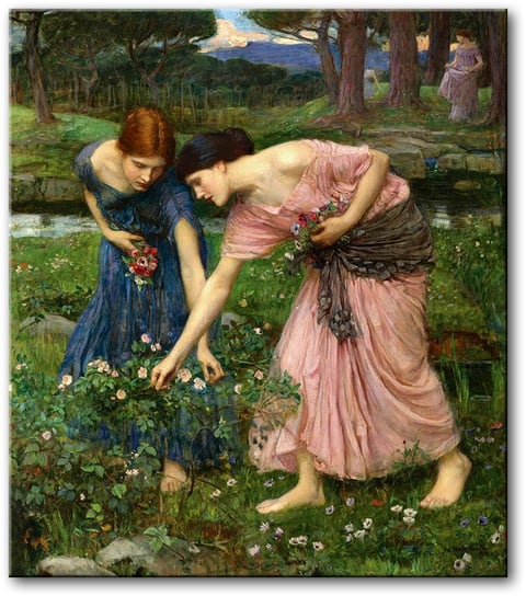 John William Waterhouse, Gather Ye Rosebuds While Ye May  - PR05544 PRINTORAMA