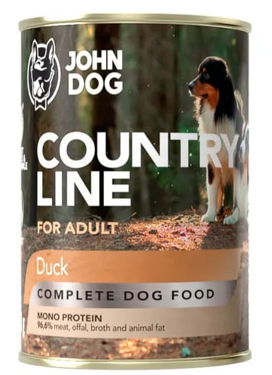 JohnDog Country Adult kaczka 400g John Dog