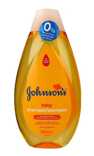 Johnson's Baby, Gold, Szampon dla dzieci, wyjątkowo łagodna formuła, 500 ml Johnson