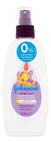 Johnson's Baby, Odżywka w sprayu do włosów, Strenght Drops, 200 ml Johnson