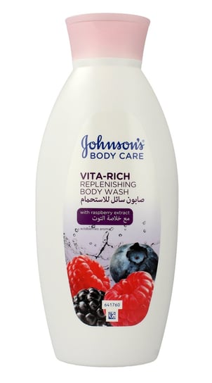Johnson's Body Care, żel pod prysznic odżywczy Vita-Rich - Malina i Jagoda, 400 ml Johnson's Body