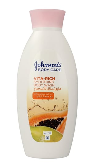 Johnson's Body Care, żel pod prysznic wygładzający Vita-Rich - Papaya,  400 ml Johnson's Body