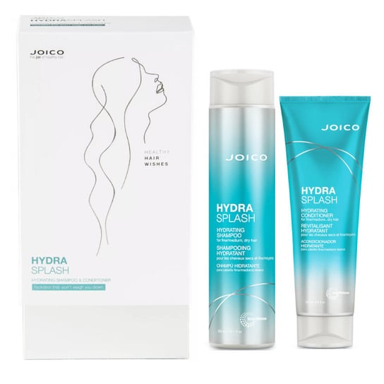 Joico HydraSplash Zestaw nawilżający nieobciążający cienkich włosów: szampon 300ml + odżywka 250ml Joico