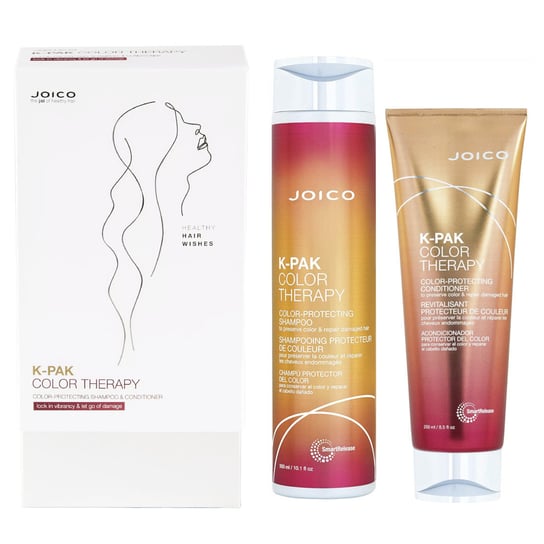 Joico K-Pak Color Therapy Zestaw do włosów farbowanych: szampon 300ml + odżywka 250ml Joico