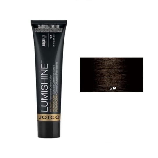 Joico Lumishine Permanent Creme | Trwała farba do włosów - kolor 3N naturalny ciemny brąz 74 ml Joico