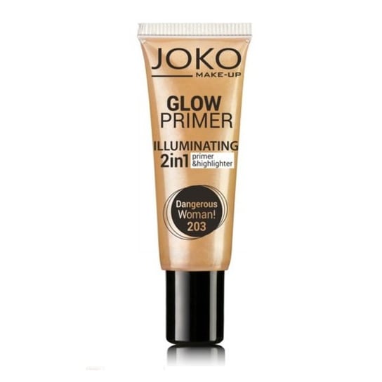 Joko, Make-Up Glow Primer Illuminating, baza i rozświetlacz w kremie 203 Dangerous Woman, 2w1, 25 ml Joko