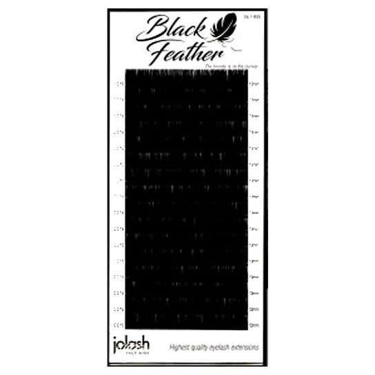 Jolash, Rzęsy Black Feather B, 0,10, 12mm Jolash