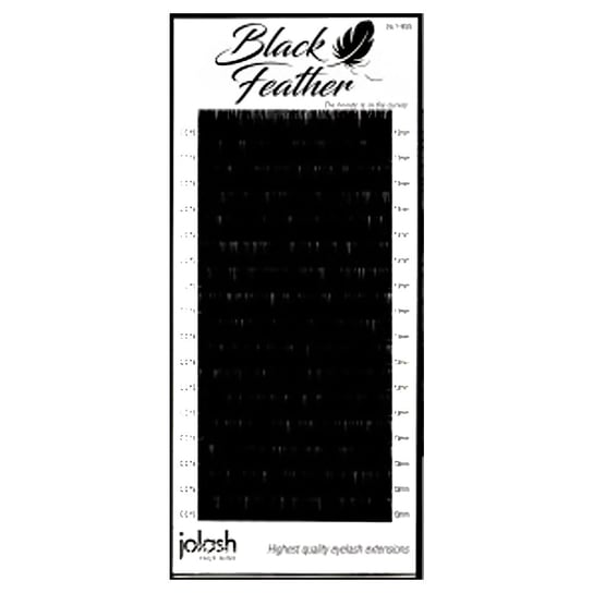 Jolash, Rzęsy Black Feather D, 0,10, 9mm Jolash