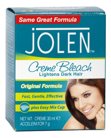 Jolen, Creme Bleach, rozjaśniacz włosków twarzy i ciała, 30 ml Jolen