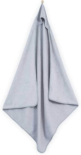 Jollein - Bawełniany ręcznik z kapturem Velvet Terry 100x100cm, Grey Jollein