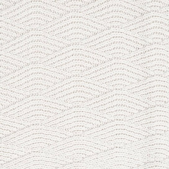 Jollein Kocyk River Knit, 75 x 100 cm, kremowa biel Jollein