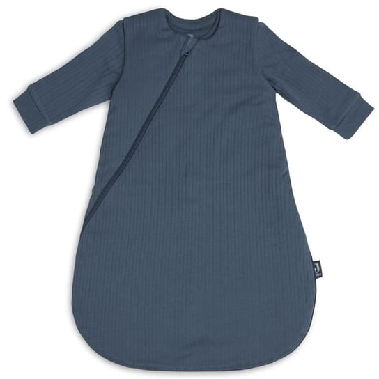 Jollein - Śpiworek Niemowlęcy Całoroczny 4 Pory Roku 2 Śpiworkowy Basic Stripe Jeans Blue 60 Cm Jollein