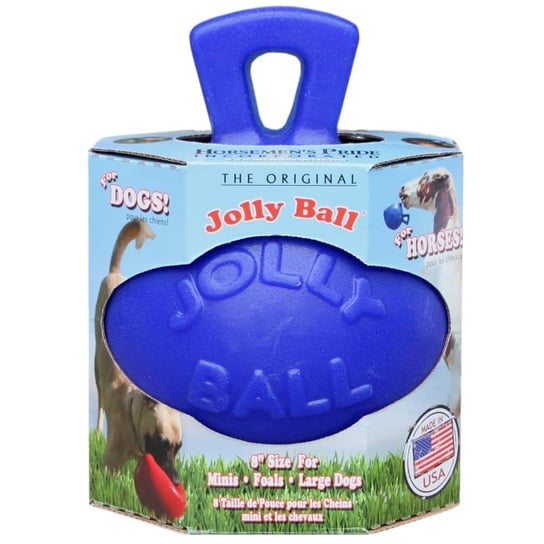Jolly Pets Piłka dla psa Jolly Ball, 20 cm, niebieska Jolly Pets