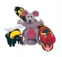 Jolly Phonics Puppets, Set of All 3 Jolly Learning Ltd.