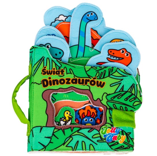 JollyBaby, miękka książeczka Świat Dinozaurów JollyBaby
