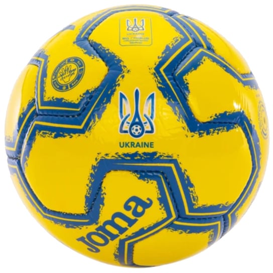 Joma Official Football Federation Ukraine Ball At400727C907, Unisex, Piłki Do Piłki Nożnej, Żółte Joma