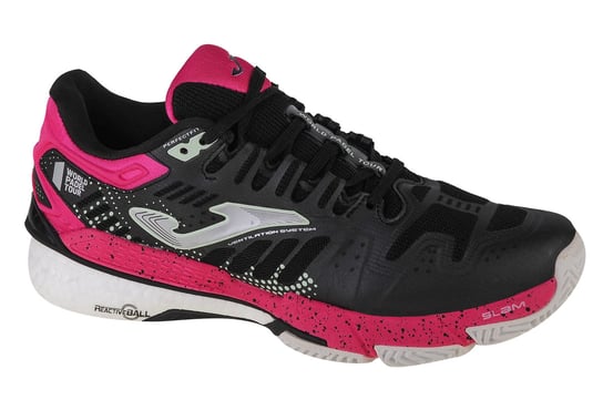 Joma Slam Lady 2101 TSLALW2101P, Damskie, buty do tenisa, Czarne Joma