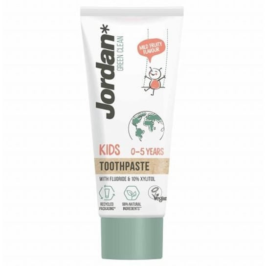 Jordan, Green Clean Kids Toothpaste pasta do zębów dla dzieci 0-5 lat 50ml Jordan