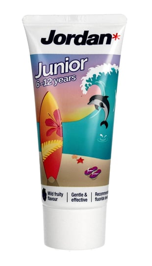 Jordan, Junior, pasta do zębów dla dzieci 6-12 lat, 50 ml Jordan