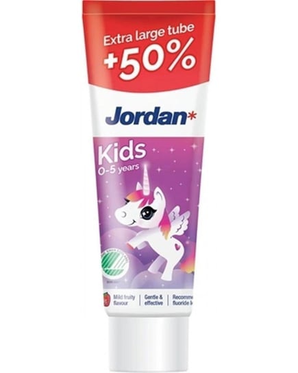 Jordan Kids Toothpaste 0-5 Lat, Pasta Do Zębów Dla Dzieci, 75 Ml Jordan
