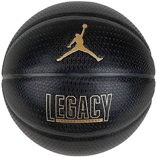 Jordan Legacy 2.0 8P In/Out Ball J1008253-051, unisex, piłki do koszykówki, Czarne Jordan
