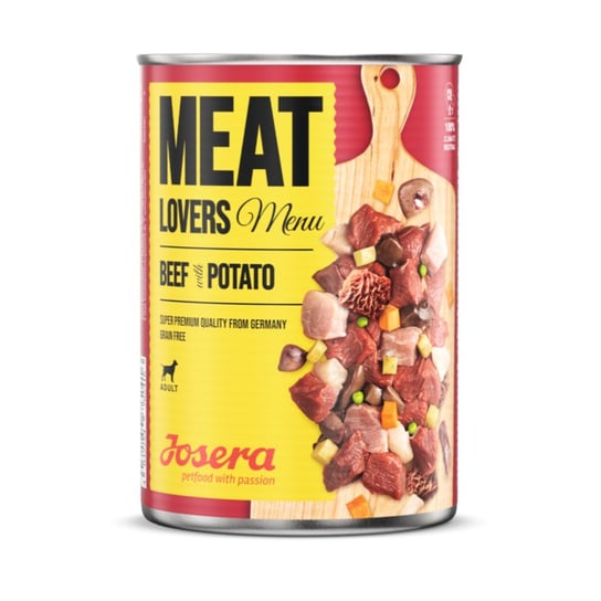 JOSERA Meatlovers Menu Wołowina z ziemniakami 400g Josera