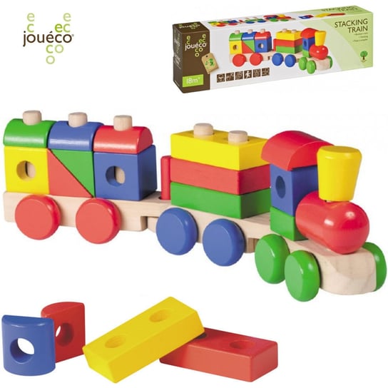 Joueco, zabawka edukacyjna Lokomotywa Joueco