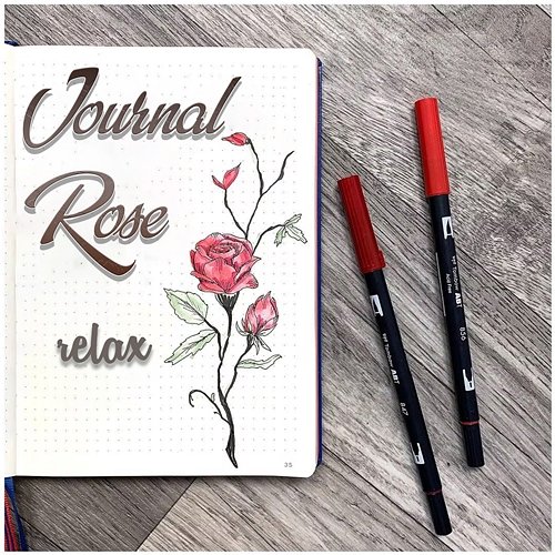 Journal rose Dustin Le