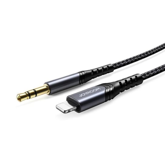 Joyroom kabel audio stereo AUX 3,5 mm mini jack - Lightning do iPhone iPad 1 m czarny (SY-A02) JoyRoom